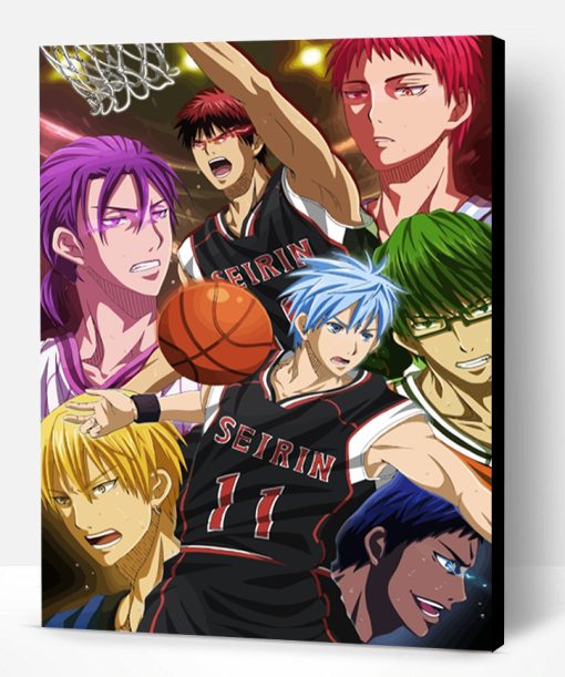 Kurokos Basketball Players Paint By Number