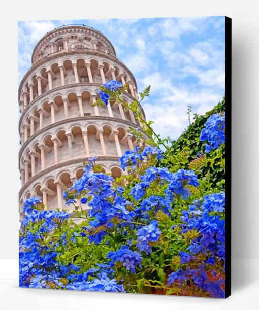 Leaning Tower Of Pisa Italy Paint By Number