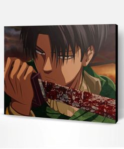 Levi Attack On Titans Paint By Number