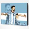 Lionel Messi Argentina Paint By Number