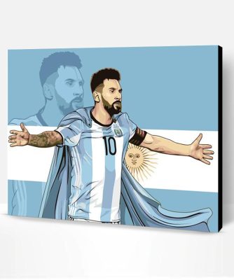 Lionel Messi Argentina Paint By Number