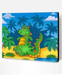Little Dinosaur Paint By Number