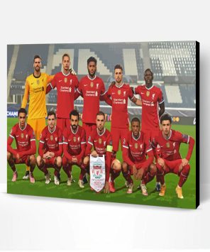 Liverpool Football Team Paint By Numbers - Paint By Numbers PRO