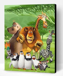 Madagascar Animals Paint By Number