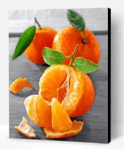 Mandarine Fruit Paint By Number