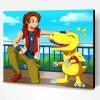 Masaru And Agumon Paint By Number