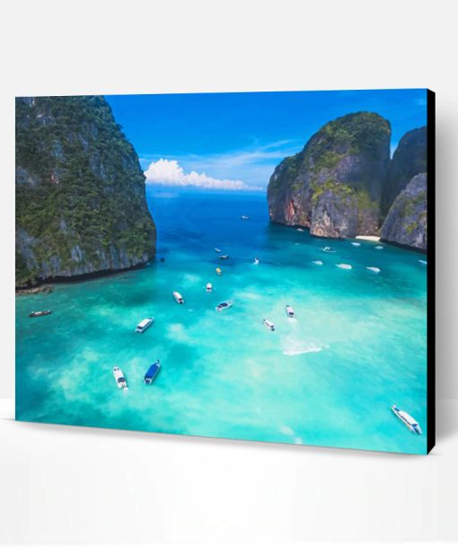 Maya Bay Thailand Paint By Number