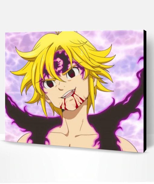 Meliodas Assault Mode Paint By Number