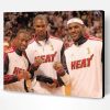 Miami Heat Basketball Players Paint By Number