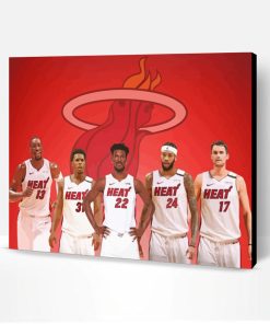 Miami Heat Paint By Number