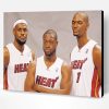 Miami Heat Players Paint By Number