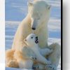 Mom And Baby Polar Bear Paint By Number