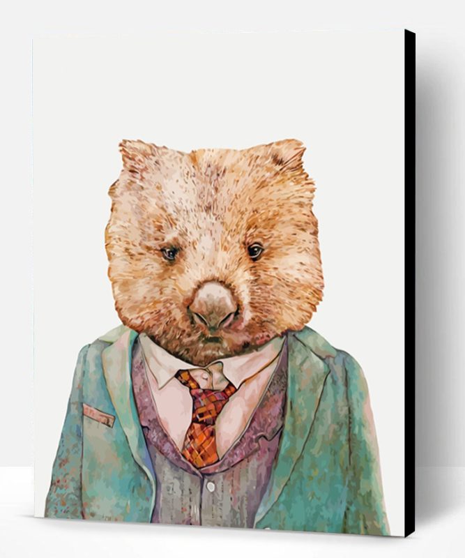 Mr Wombat Paint By Number