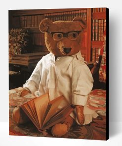 Nerdy Teddy Bear Paint By Number