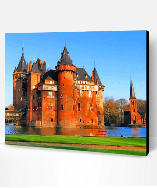 Netherlands Castle De Haar Paint By Number