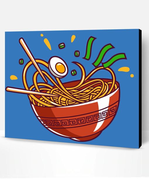 Noodles Bowl Paint By Number