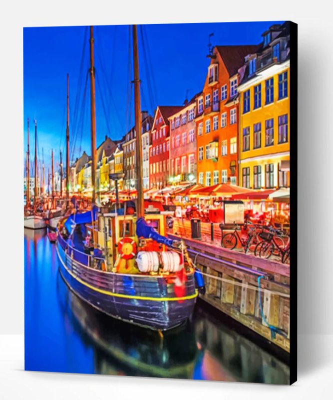 Nyhavn Canal Denmark Paint By Number
