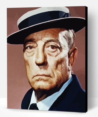 Old Buster Keaton Paint By Number