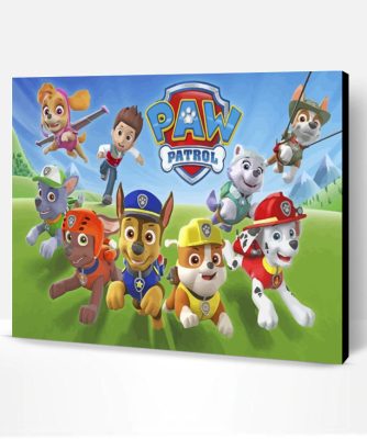 Paw Patrol Animation Paint By Number