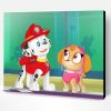 Paw Patrol Skye And Marshall Paint By Number