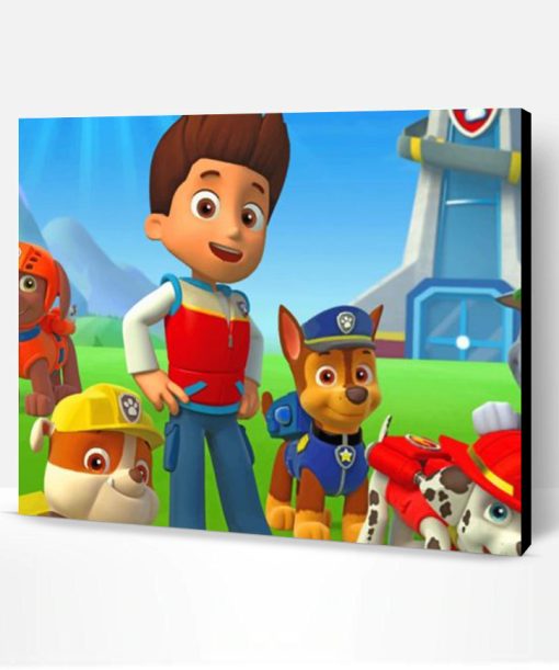 Paw Patrol Paint By Number