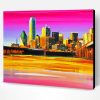 Dallas Skyline Paint By Number