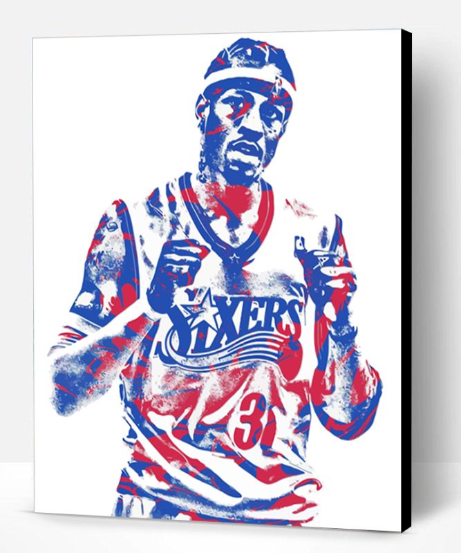 Philadelphia 76ers Art Player Paint By Number