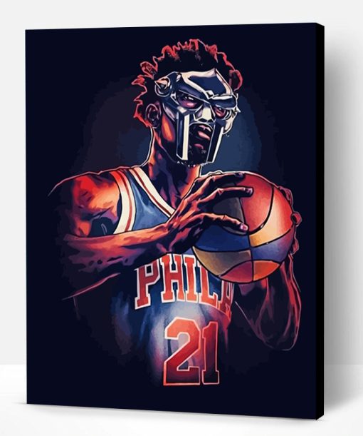 Philadelphia 76ers Joel Embid Paint By Number