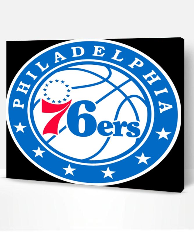 Philadelphia 76ers Logo Paint By Number
