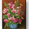 Pink Lilies Still Life Paint By Number
