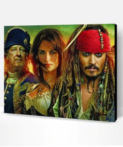 Pirates Of The Caribbean Characters Paint By Number