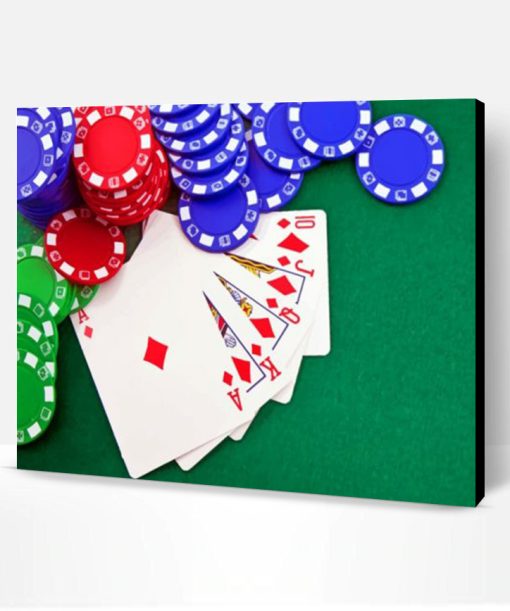 Poker Card Game Paint By Number