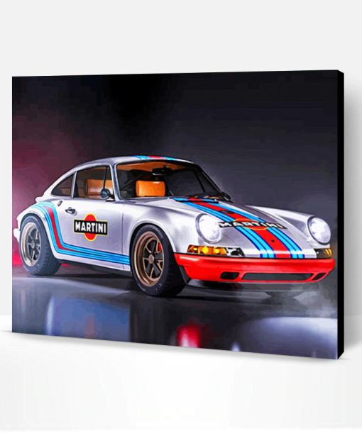 Porsche Car Racing Paint By Number