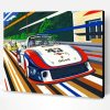 Porsche Martini Race Car Paint By Number