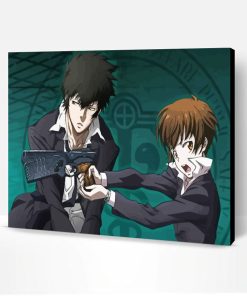 Psycho Pass Akane And Shinya Paint By Number