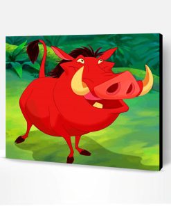 Pumbaa Lion King Paint By Number