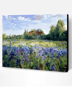 Iris Flowers Field Paint By Number