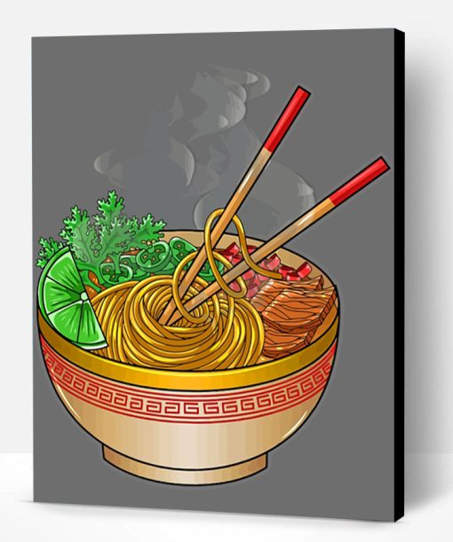 Ramen Noodles Paint By Number