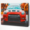 Red Nissan Gtr Paint By Number
