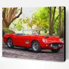 Red Classic Ferrari Paint By Number