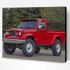 Red Jeep J12 Concept Car Paint By Number