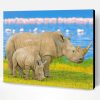 Rhinoceros Paint By Number