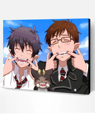 Rin Okumura And Yukio Okumura Paint By Number