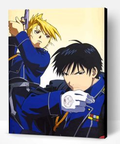 Riza Hawkeye And Roy Mustang Paint By Number