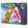 Robin Hood And Marian Love Paint By Number