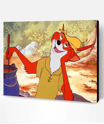 Robin Hood Fox Paint By Number