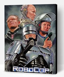 Robocop Movie Characters Paint By Number