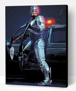 Robocop Sci Fi Movie Paint By Number