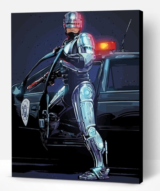 Robocop Sci Fi Movie Paint By Number