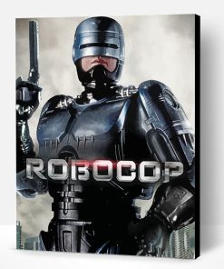 Robocop Science Fiction Movie Paint By Number